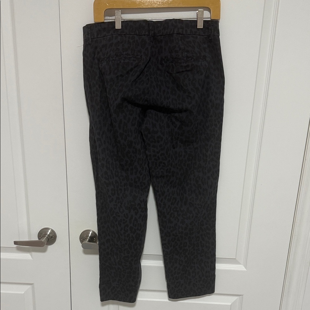 pistola Leopard-Print Ankle Jeans in Brown/Black - Picture 3 of 5